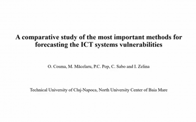 A comparative study of the most important methods for forecasting the ICT systems vulnerabilities