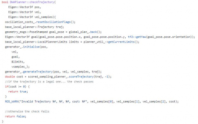 WP5 – Specification of the check Trajectory